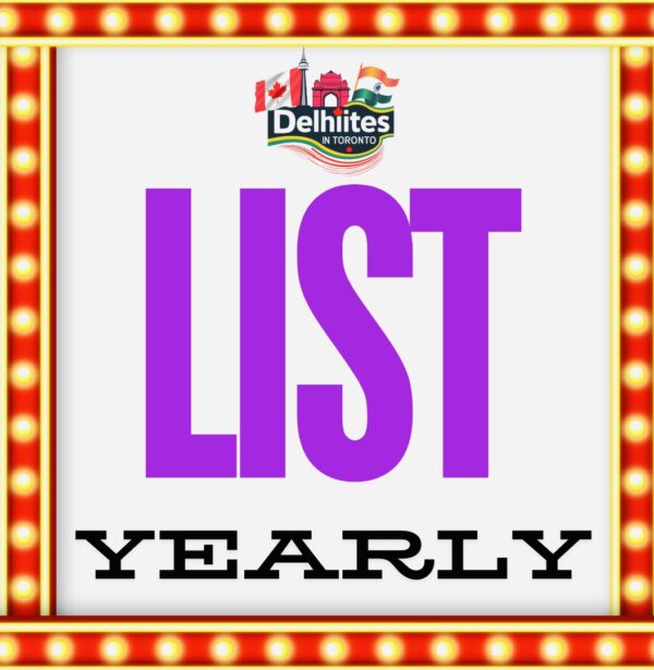 list yearly